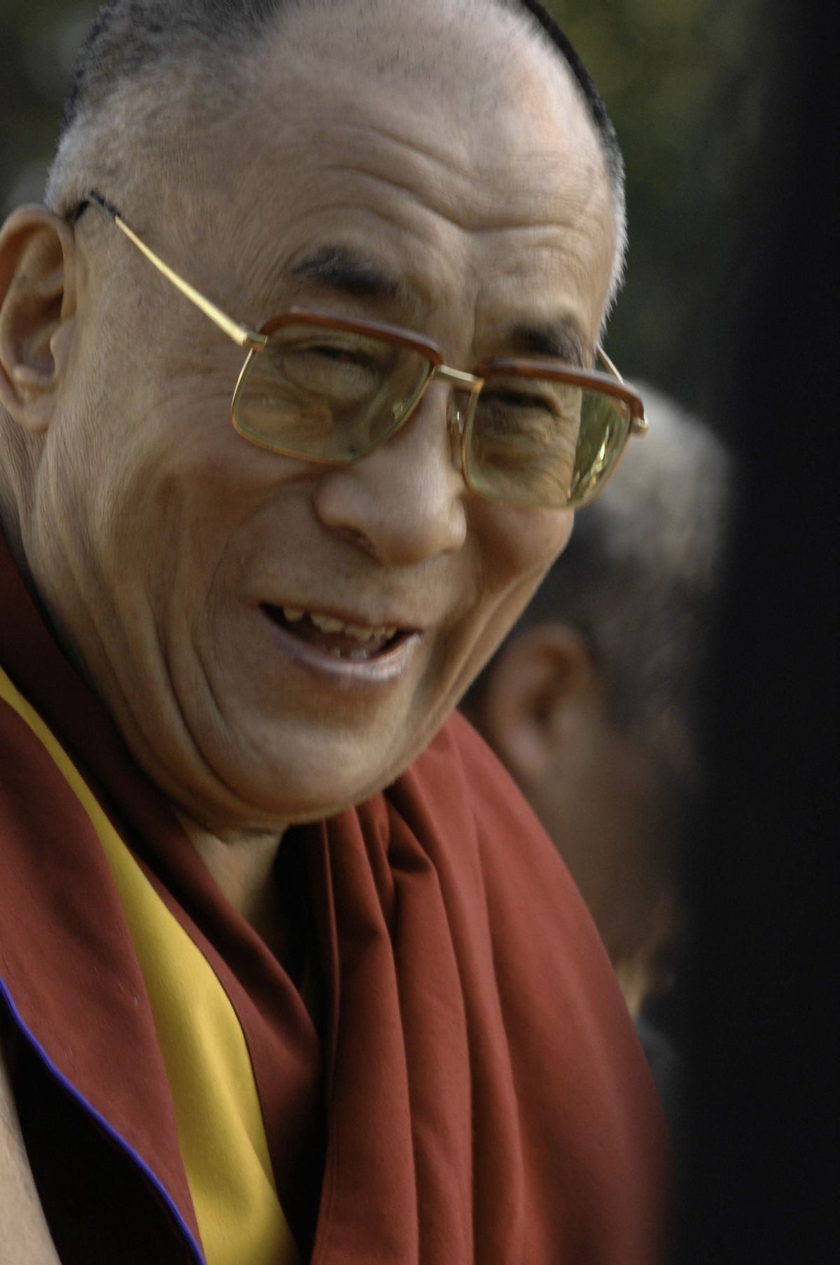 Dalai Lama smiling photo print - uplifting and inspirational.
