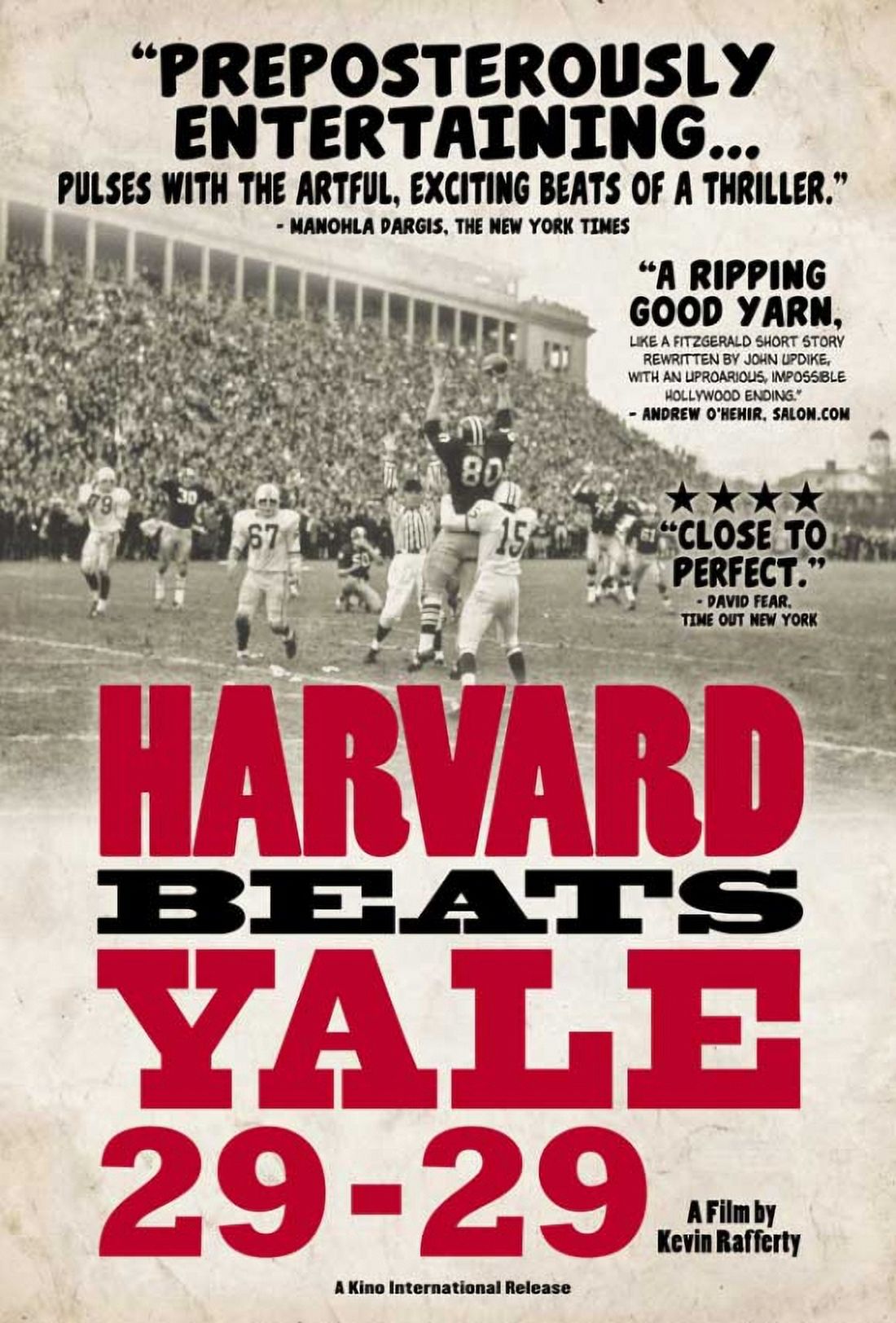 Harvard Beats Yale 29-29 Movie Poster 11x17