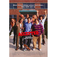 Accepted Movie Poster Print 27x40 showcasing college life.