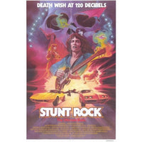 Stunt Rock Movie Poster in 11x17 size featuring action-packed design.