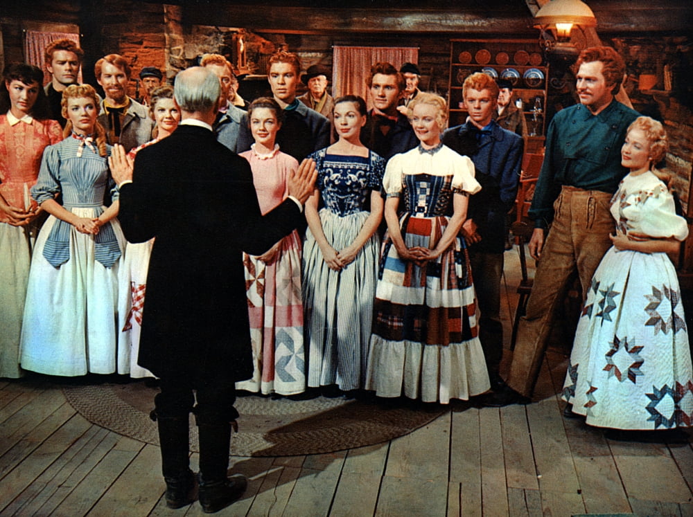 Seven Brides for Seven Brothers photo print featuring classic movie imagery.