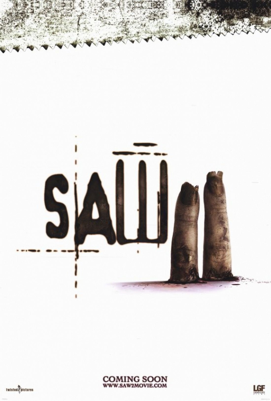 Saw 2 Movie Poster - 11x17 print for horror fans