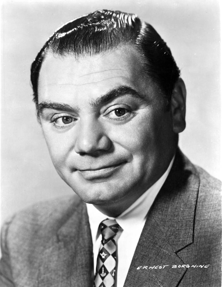 Ernest Borgnine iconic photo print showcasing the legendary actor.