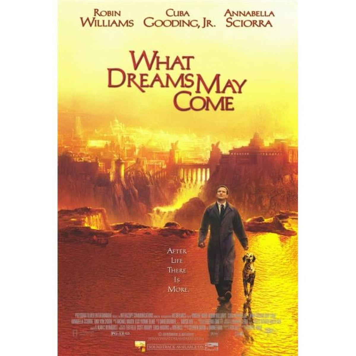 What Dreams May Come Movie Poster Print featuring surreal imagery and emotional themes.