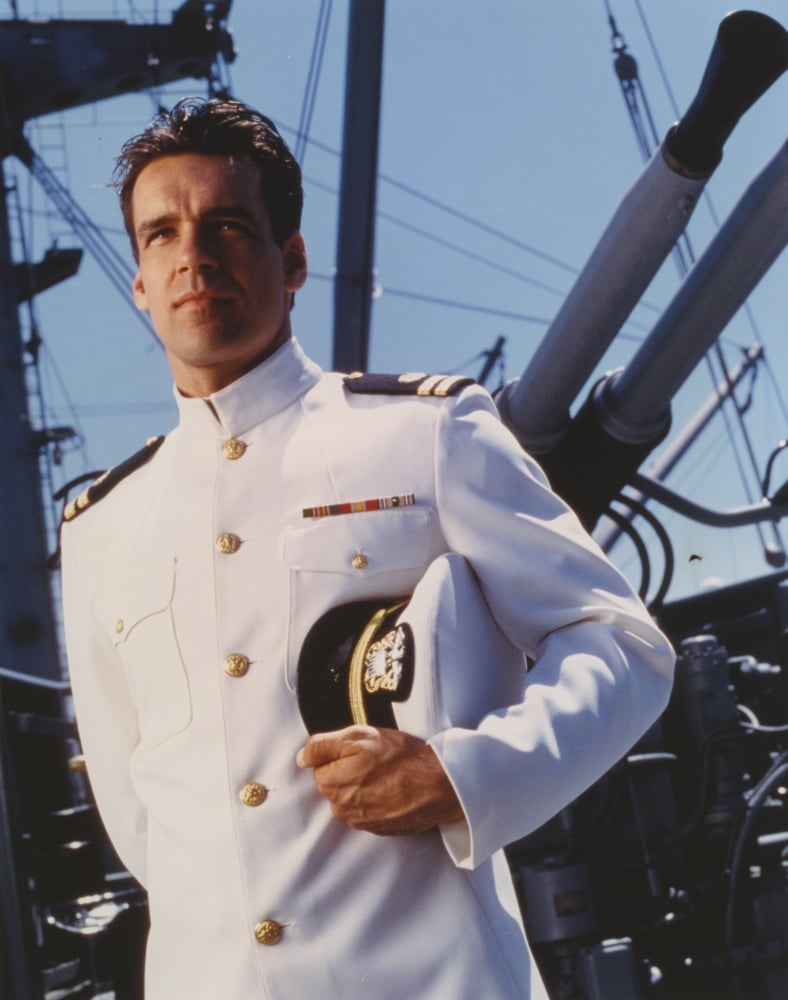 David James Elliott Navy Uniform Portrait Photo Print