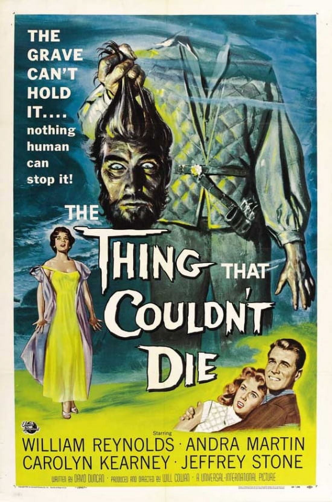 The Thing That Couldn't Die movie poster - classic horror film art print 11x17