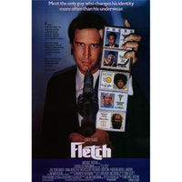 Fletch Movie Poster featuring Chevy Chase in a classic comedy film scene.