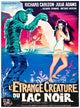 Creature from the Black Lagoon movie poster print featuring Julia, 1954 classic film.