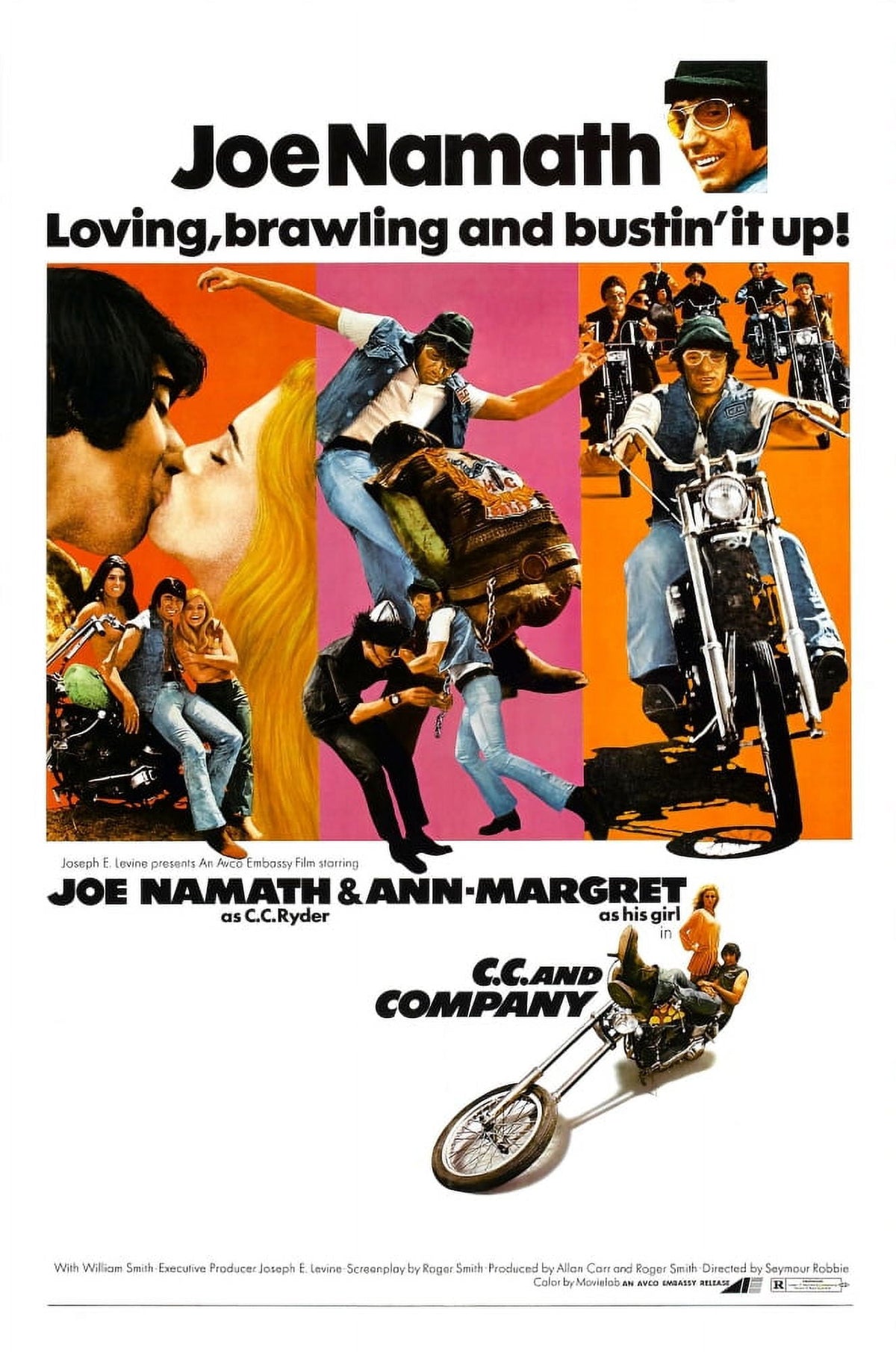 Joe Namath and Ann-Margret 1970 Movie Masterprint Poster