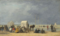 Bathing Time at Deauville Poster Print in multiple sizes