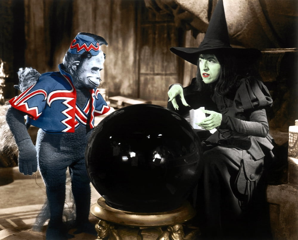 The Wizard of Oz classic photo print showcasing Dorothy and friends.