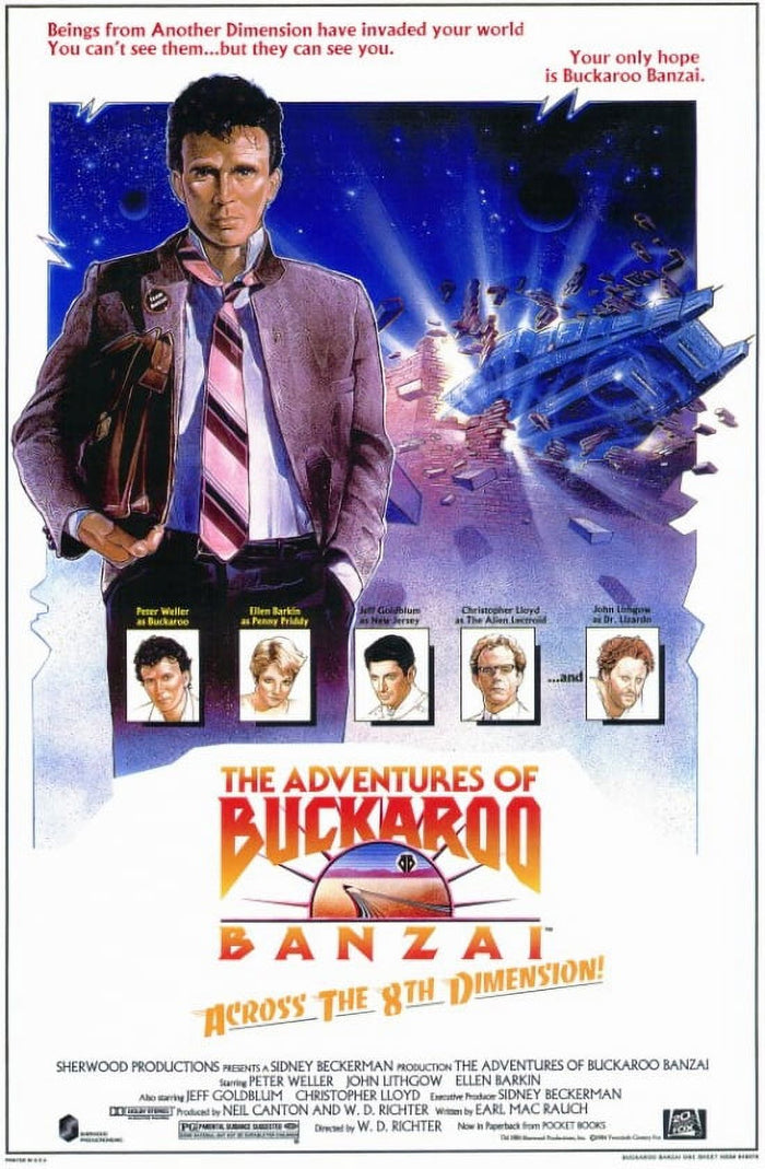 The Adventures of Buckaroo Banzai Across the Eighth Dimension movie poster 11x17