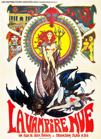 The Nude (La Nue Naked Vampire) 1970 movie masterprint poster