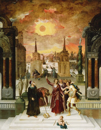 Pseudo-Dionysius The Areopagite Poster Print engaging with pagan philosophers