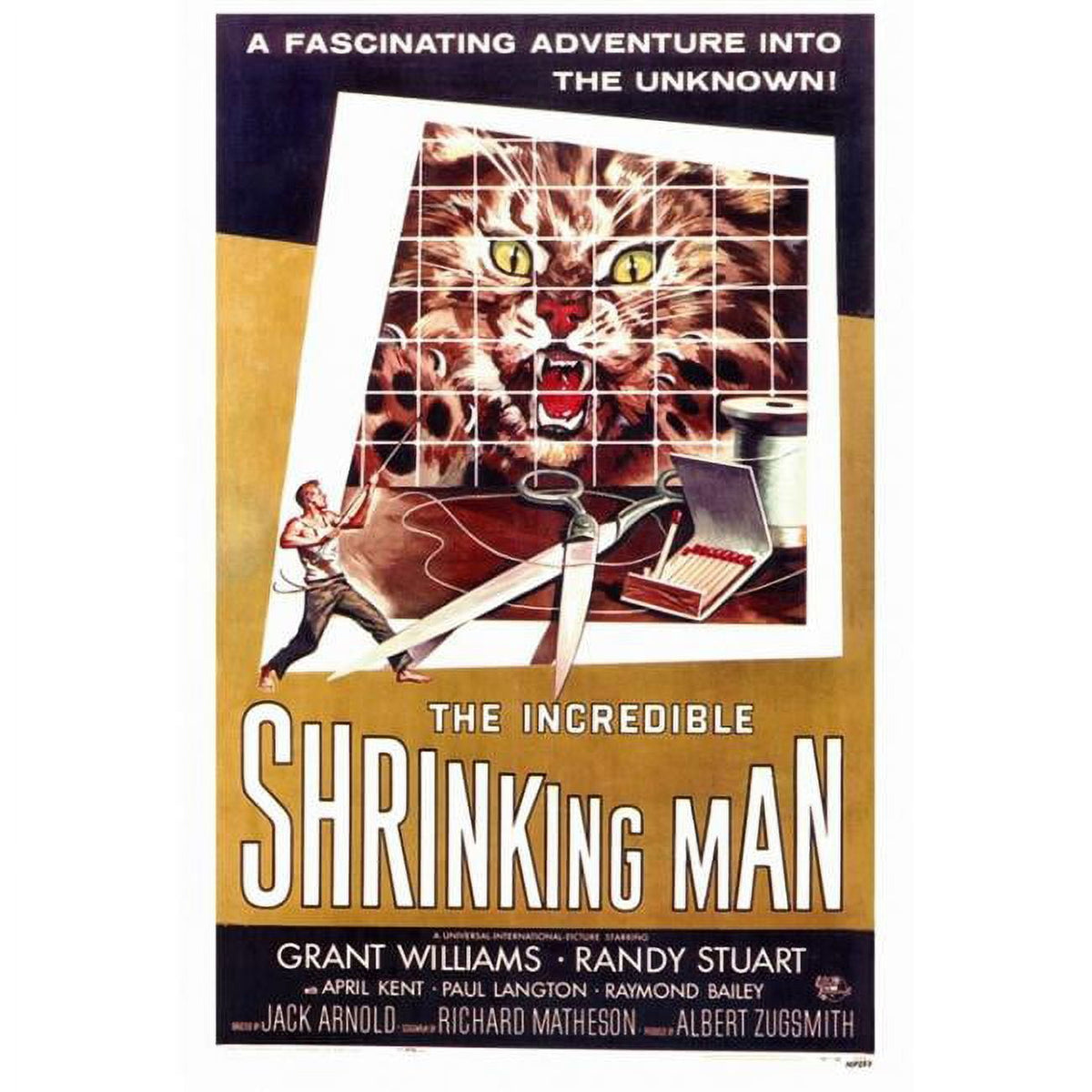 The Incredible Shrinking Man movie poster print 27x40