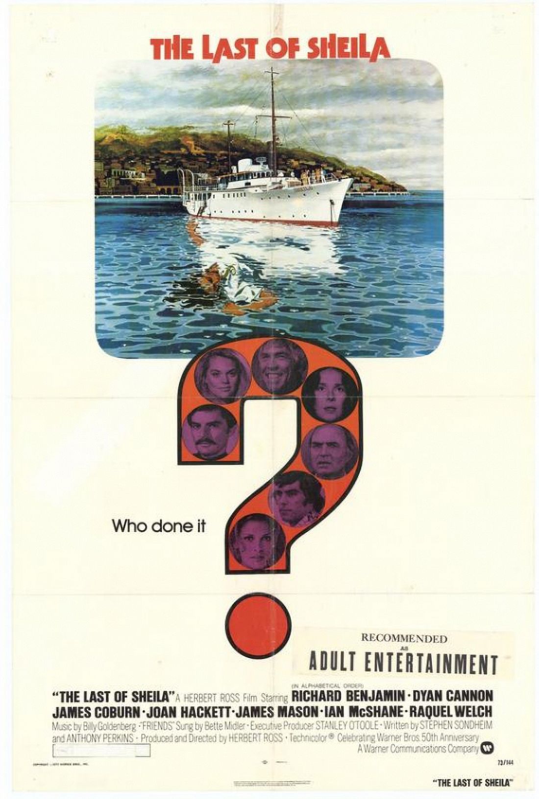 The Last of Sheila movie poster in 11x17 size.
