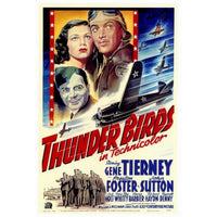 Thunder Birds Movie Poster Print showcasing classic aviation adventure