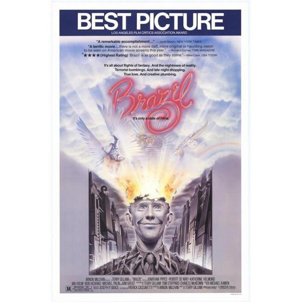Brazil Movie Poster 11x17 print showcasing cinematic art.
