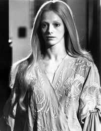 Sondra Locke wearing a V-Neck Tunic Photo Print