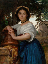 Young Romani Water Carrier poster print by Diogène Maillart showcasing Romani culture.