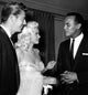 Jayne Mansfield and Mickey Hargitay with Harry Belafonte Photo Print