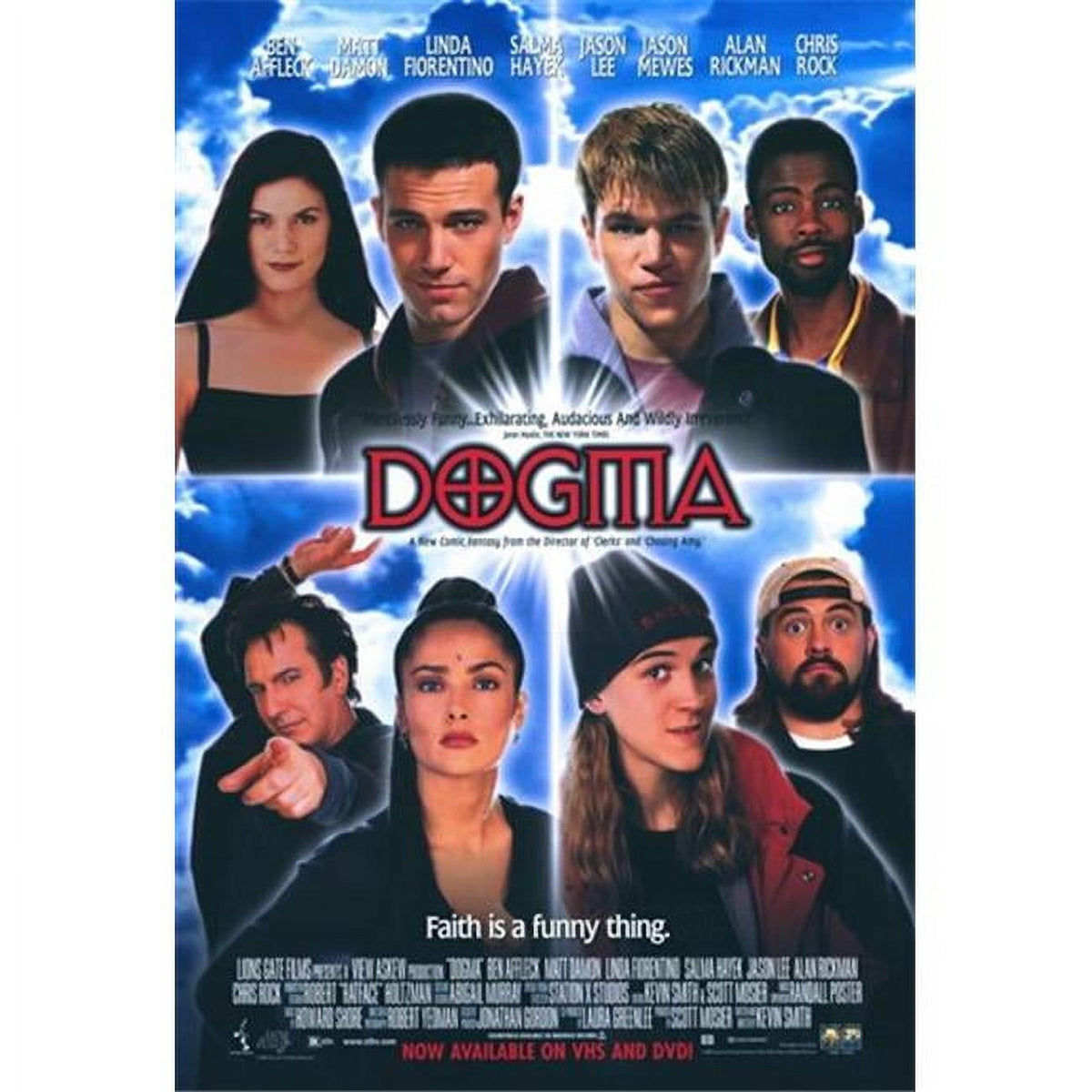 Dogma Movie Poster in 11x17 size, vibrant colors and classic design.