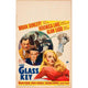 The Glass Key movie poster print showcasing classic film noir imagery.
