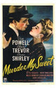 'Murder My Sweet' movie poster 11x17 print showcasing classic film noir style.
