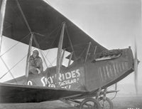 Spirit of Saint Louis photo print featuring Charles A. Lindbergh in flight.