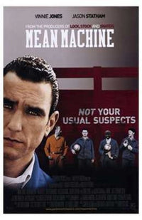 Mean Machine Movie Poster 11x17 print showcasing vibrant colors and iconic film imagery.