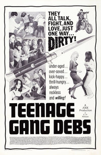 Teenage Gang Debs 1966 Movie Masterprint Poster Print