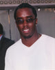 Sean Combs styled photo print, posed in white shirt, perfect for home decor.