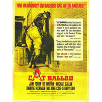 Cat Ballou Movie Poster 11 x 17 print featuring iconic film imagery