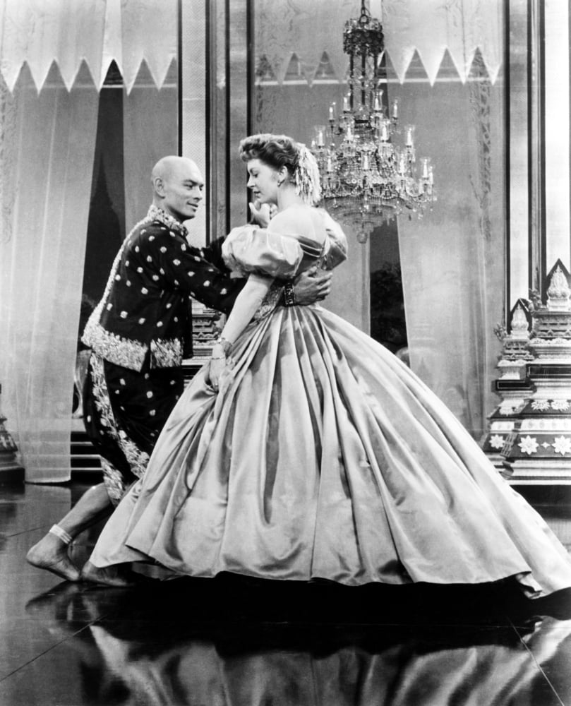 The King and I movie photo print featuring Yul Brynner and Deborah Kerr.