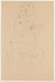 Couple Embracing Art Print by Egon Schiele - 8x10