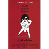 Just a Kiss Movie Poster Print 27x40 - Romantic cinema art