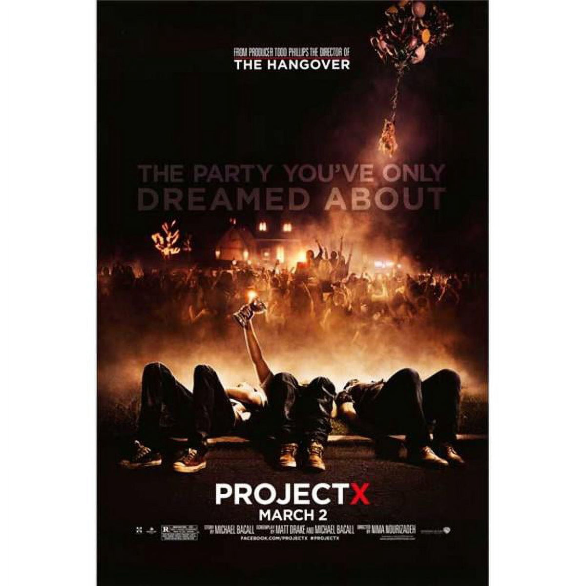 Project X movie poster print, vibrant 27x40 art decor