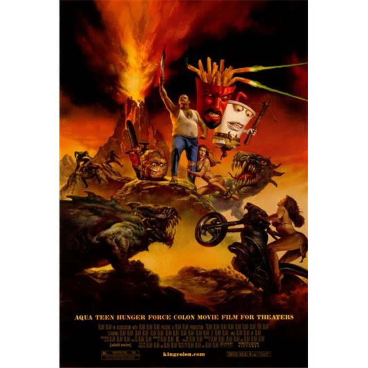Aqua Teen Hunger Force Colon Movie Film for Theaters Poster 11x17