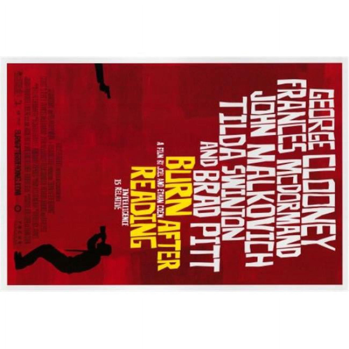 Burn After Reading Movie Poster Print 27x40