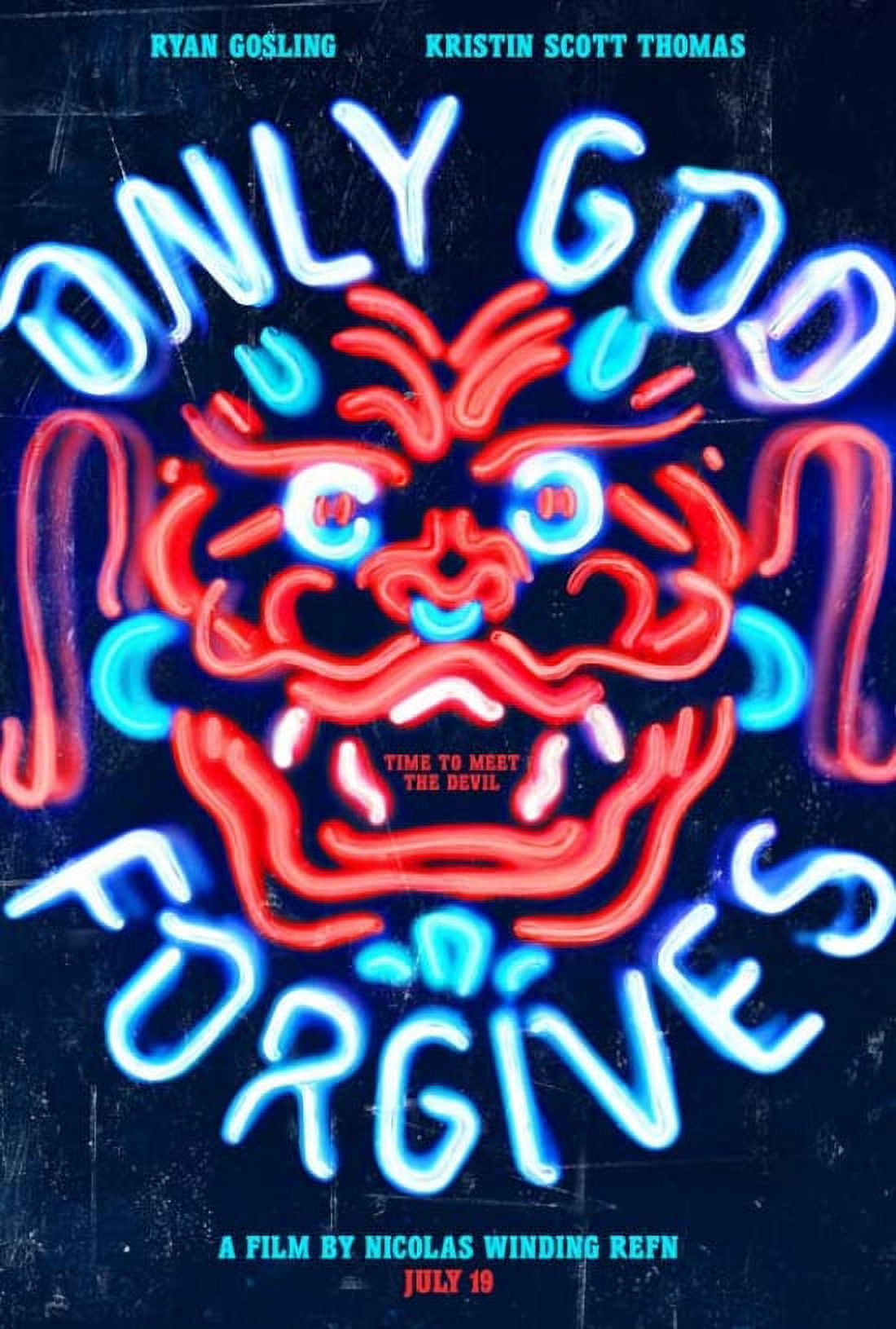 Only God Forgives Movie Poster 11x17 - vivid cinematic artwork