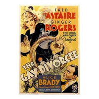 The Gay Divorcee Movie Poster - 11x17 print featuring classic cinema artwork.