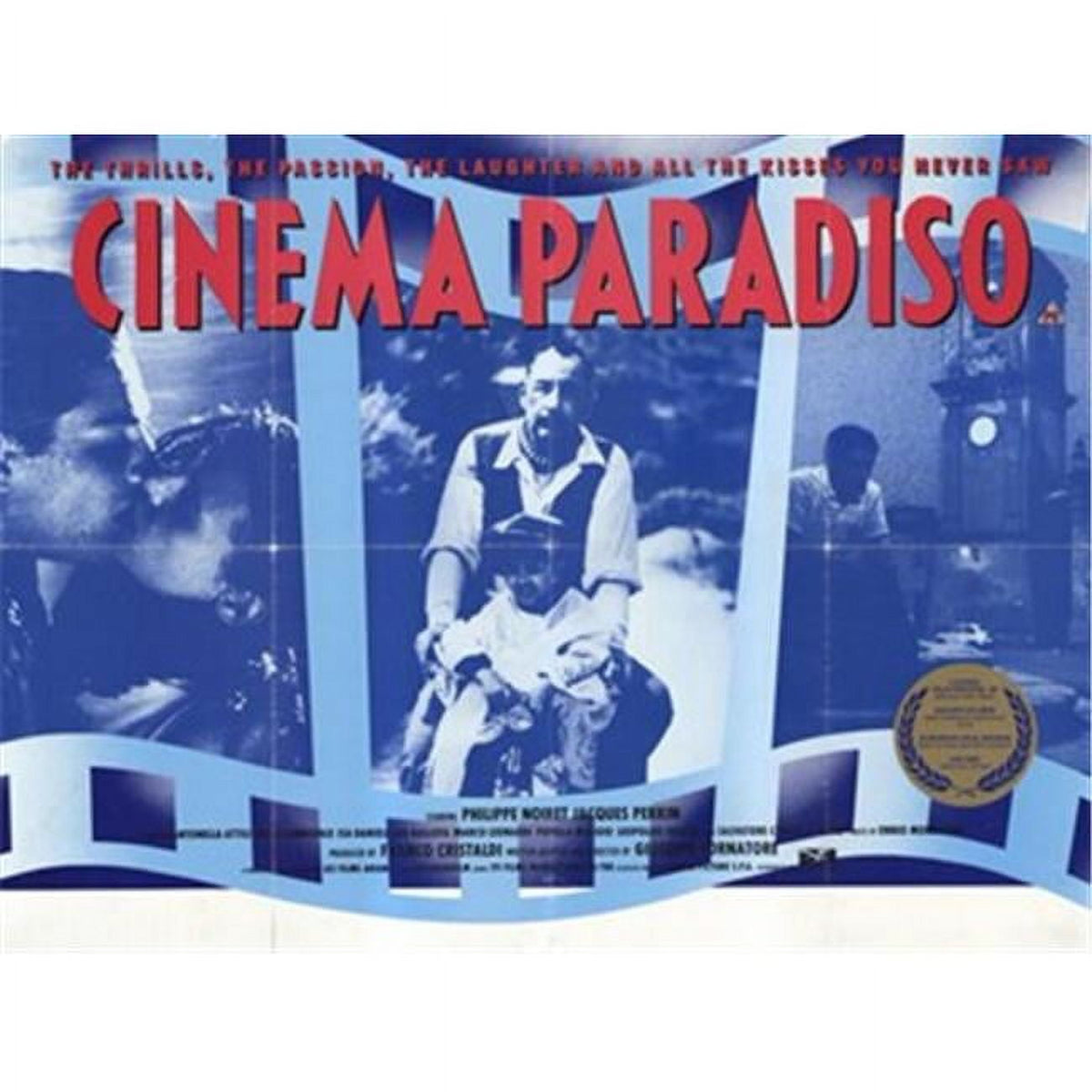 Cinema Paradiso Movie Poster 17x11 print displaying nostalgic film art.