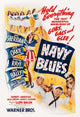 Navy Blues movie poster print featuring Ann Sheridan, Jack Oakie, and Martha Raye.