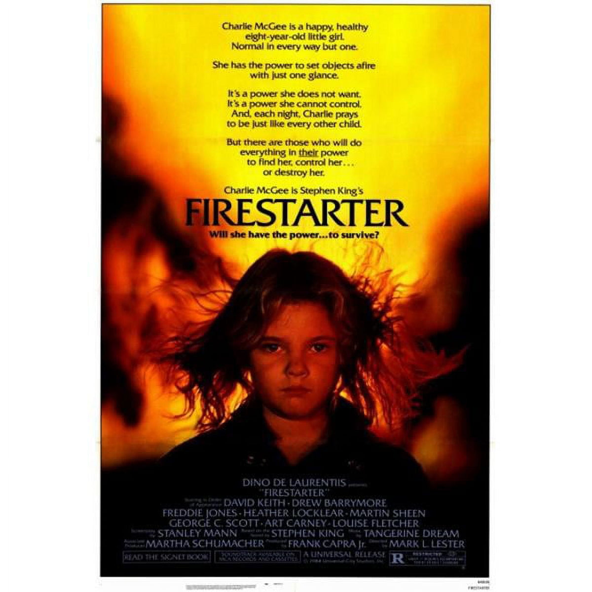 Firestarter Movie Poster Print 27x40 inches