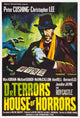 Dr. Terror's House of Horrors movie poster featuring Peter Cushing, 1965, 11x17 size.