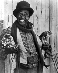 Ben Vereen Carrying Chickens Photo Print - Fun and Nostalgic