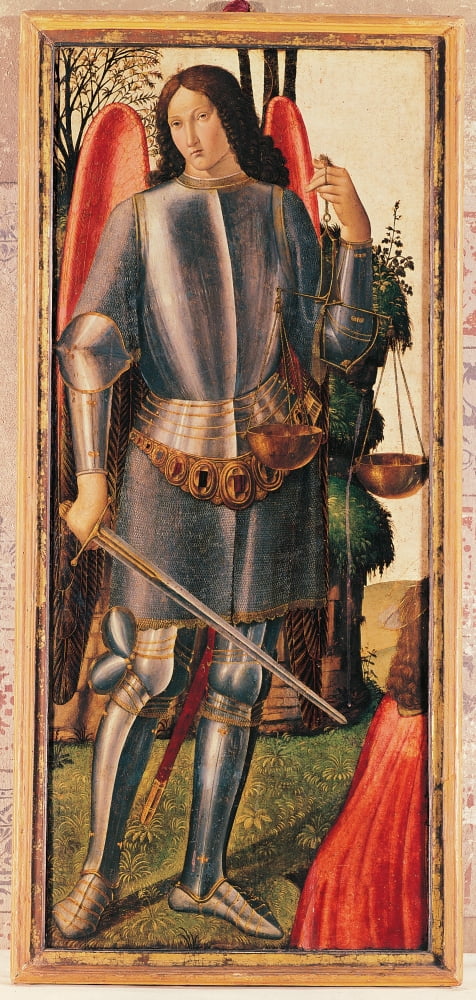 St. Michael the Archangel Poster Print showing divine strength and grace.