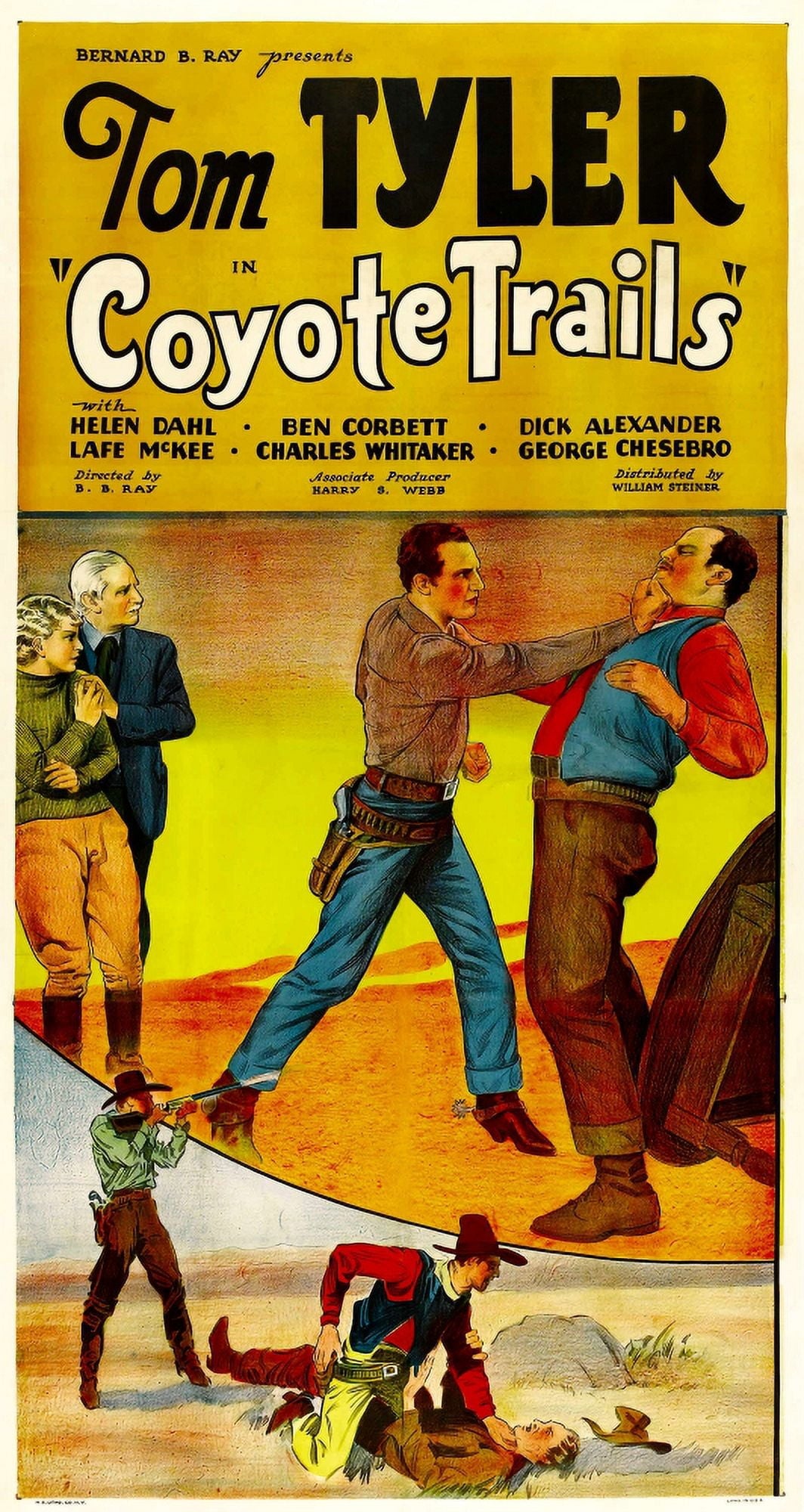 Coyote Trails 1935 Movie Masterprint Poster Print 11 x 17