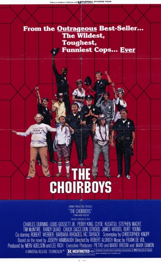 The Choirboys Movie Poster 11x17 print featuring iconic film characters.