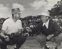 Bing Crosby and Sam Snead golf course photo print